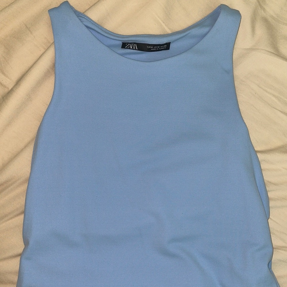 Zara blue bodysuit